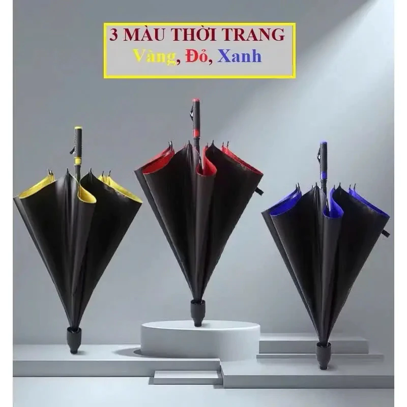 Ô Che Mưa Cỡ Lớn, Dù Cao Cấp Có Vỏ Rút, 8 Lan To Chống Rỉ, Chống Gió Lật Có Vỏ Bọc Hiện Đại, Mở Tự Động 24