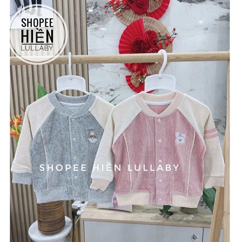 [ Little love Lil/ Chính hãng ] Áo Bomber Little Love vải trám bé trai bé gái 0-4 tuổi