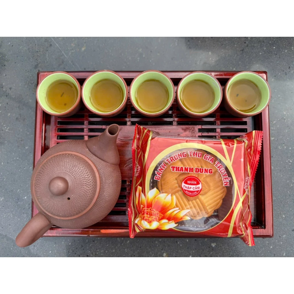 Bánh Trung Thu Thanh Dung – 180gram Đủ Vị-Nhân: Đậu Xanh, Thập Cẩm,Cốm, Khoai Môn, Sữa Dừa,...