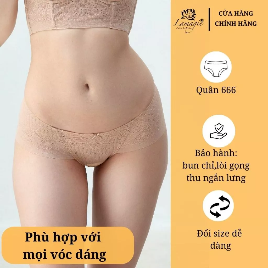 Quần lót nữ không viền Q-666 – Siêu mỏng nhẹ, thoáng khí, ôm dáng tự nhiên