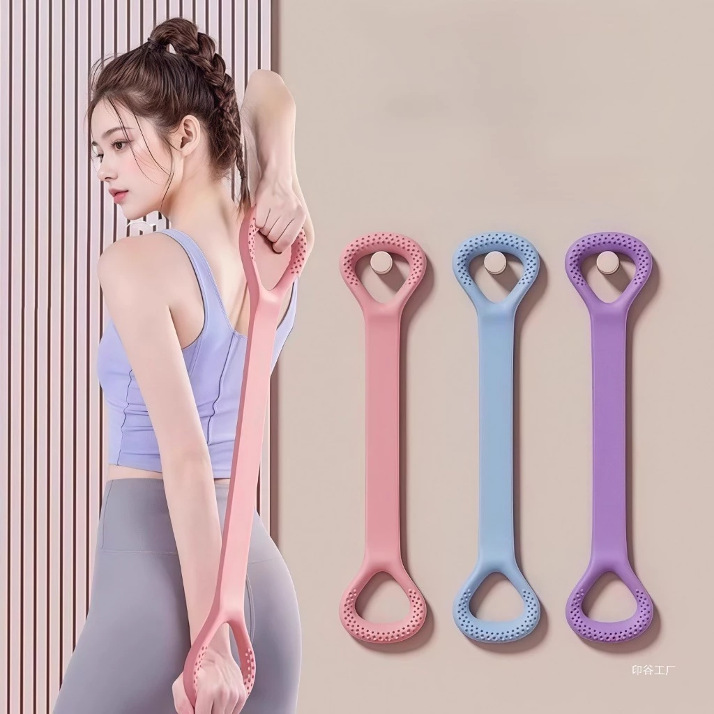 Dây số 8 Silicone Kháng Lực Đàn Hồi Tập Gym Yoga Mở Vai, Tập Tay, Tập Mông Đa Năng (LOẠI DÀY)