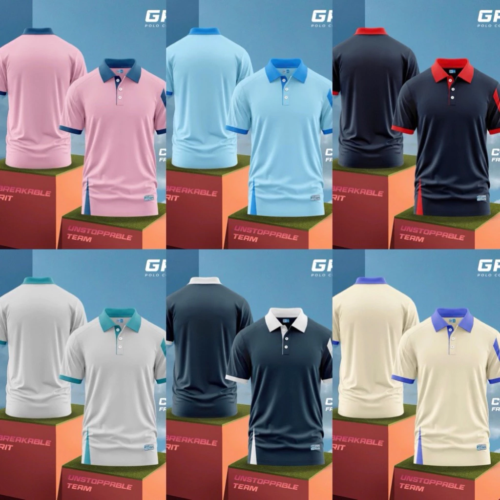 Áo polo thể thao chơi cầu lông, pickleball, Cv C3 GRIT mặc nhà, xuống phố tiện lợi, kiểu dáng năng động,thoáng mát