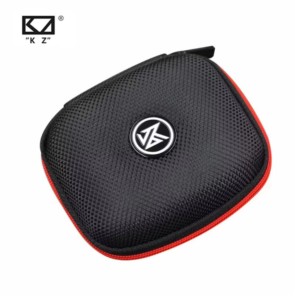 Hộp đựng tai nghe bluetooth KZ dạng nén từ EVA có khóa kéo cho Es4 Zsr Ed12 Zst