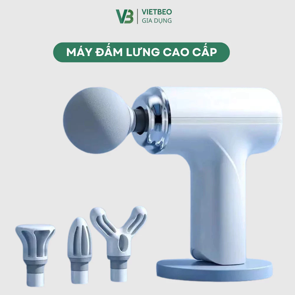 Máy massage cầm tay mini DIDOOGLT massage đấm lưng mát xa cổ vai gáy 4 đầu 6 chế độ
