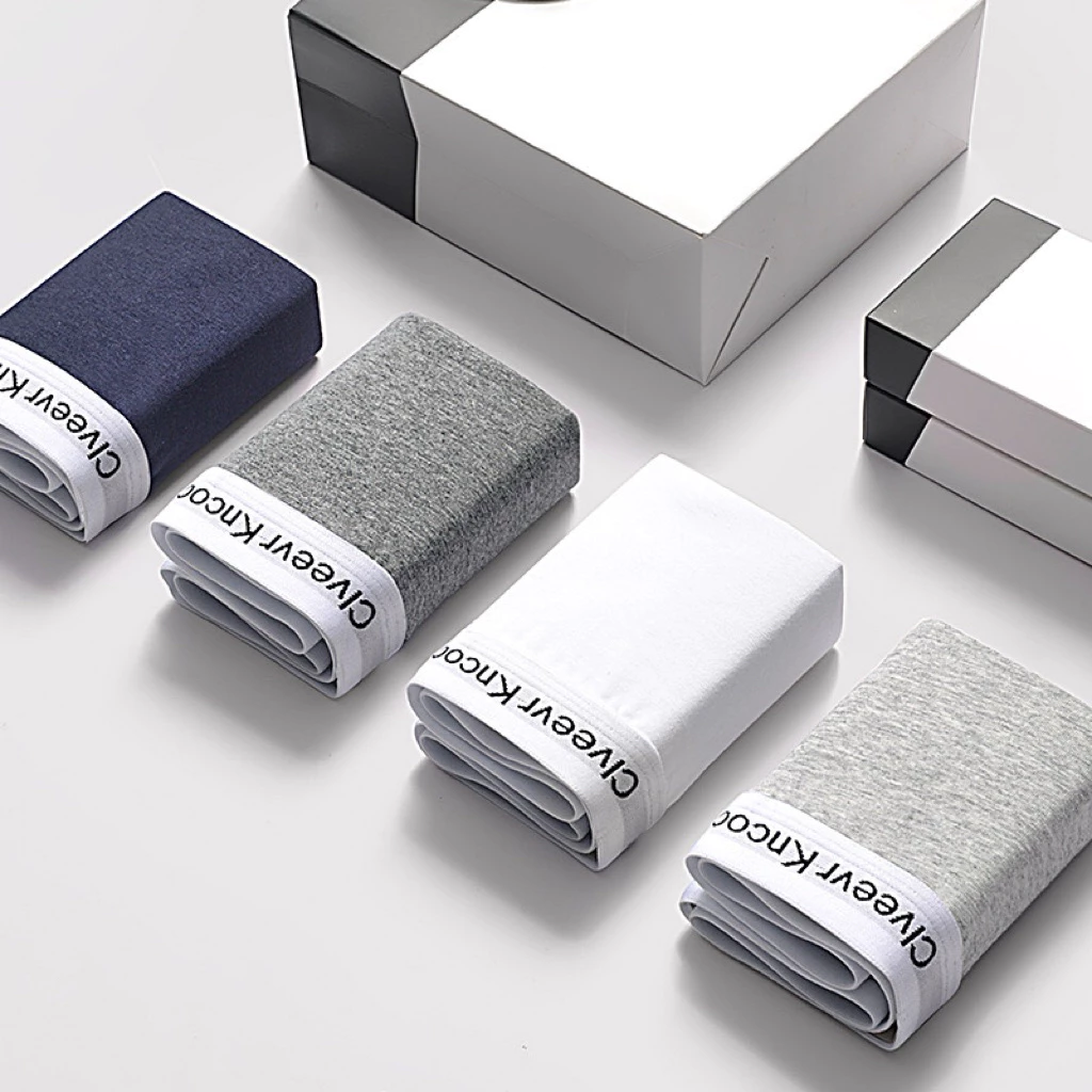 Quần lót nam boxer thun lạnh, Quần sịp đùi nam co dãn Caienv