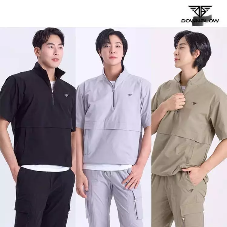 Áo ngắn tay unisex nam nữ  dòng outdoor xuất Hàn cực xịn
