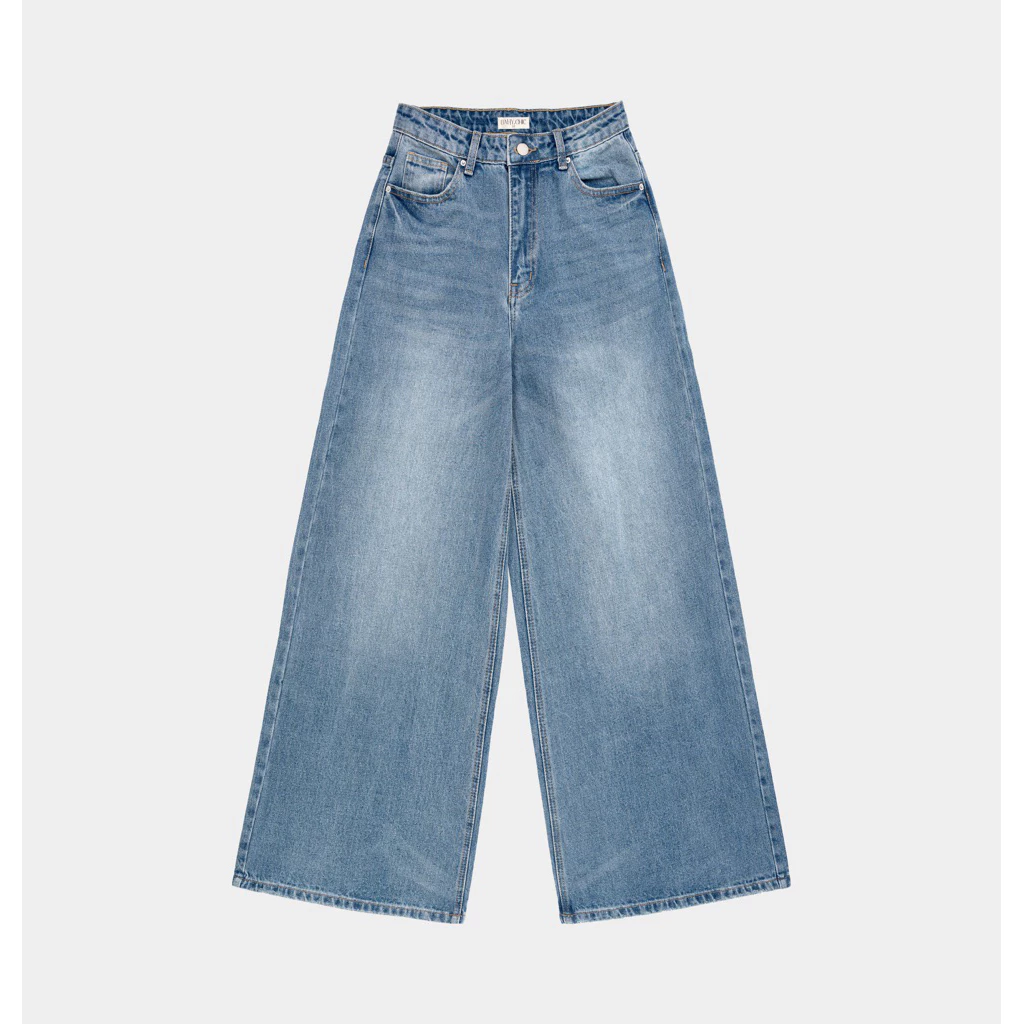 ( 02URBAN-LOW JEANS 100CM) Jeans nữ cạp trễ phong cách US-UK, đơn giản thường ngày | BAHYCHIC