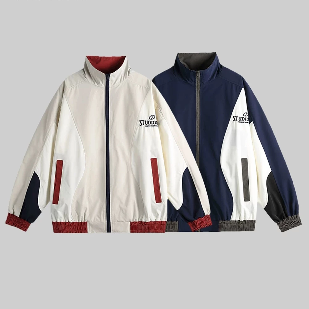Áo Khoác Gió STUDIO-ONE Unisex Form Rộng Dáng Thể Thao Thời Trang Hàn Quốc, Áo Gió Nam Nữ Phối Màu Chống Nắng Chống Nước