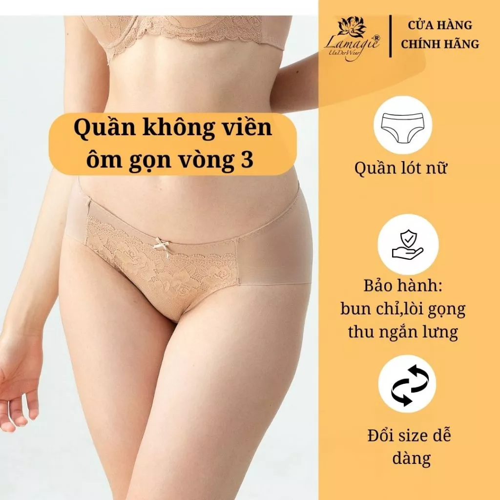 Quần lót nữ cao cấp Q-555 – Chất liệu mềm mịn, nâng niu làn da nhạy cảm