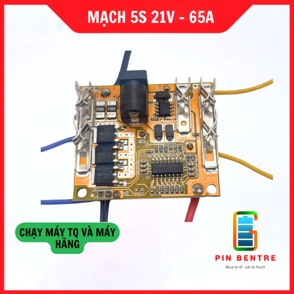 Mạch vàng Makitaa 5S 18v/21v 65A  sạc và bảo vệ Pin Li-ion loại tốt [PBT247]