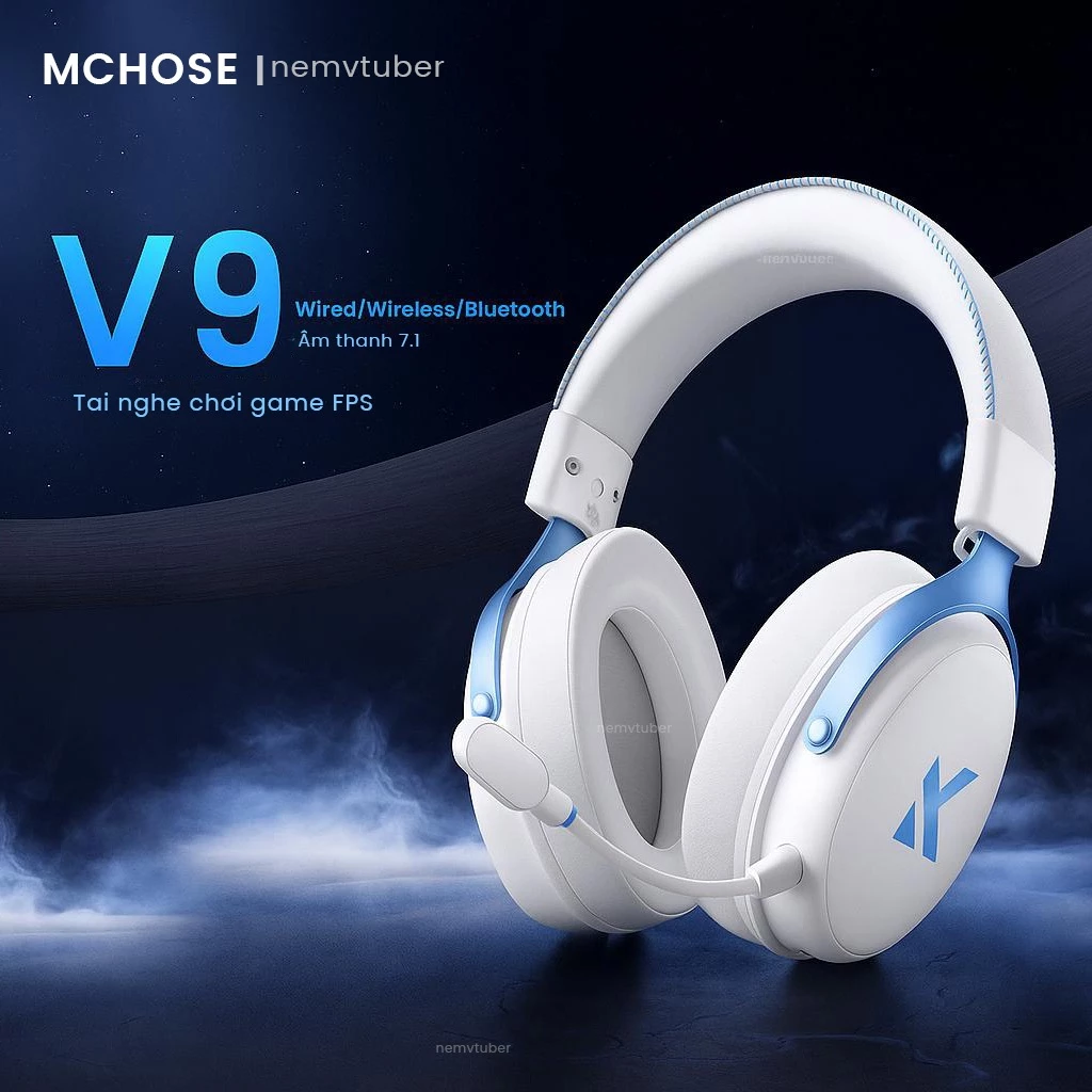 [NEW-BH12T] Tai nghe Mchose V9 Pro - Tai nghe Wired/Wireless/Bluetooth - Âm thanh 7.1