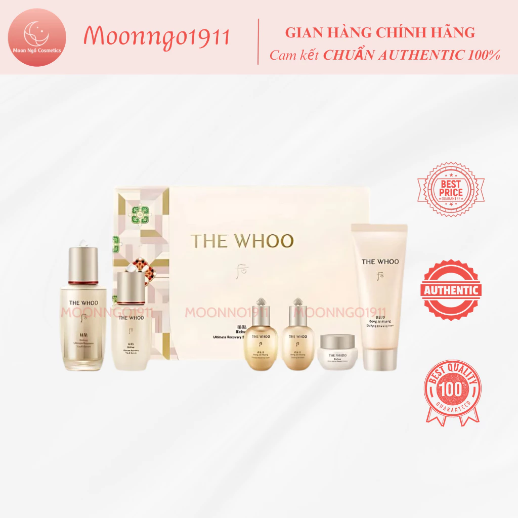 Set 6 Món The Whoo Bichup Ultimate Recovery Yout Serum Special