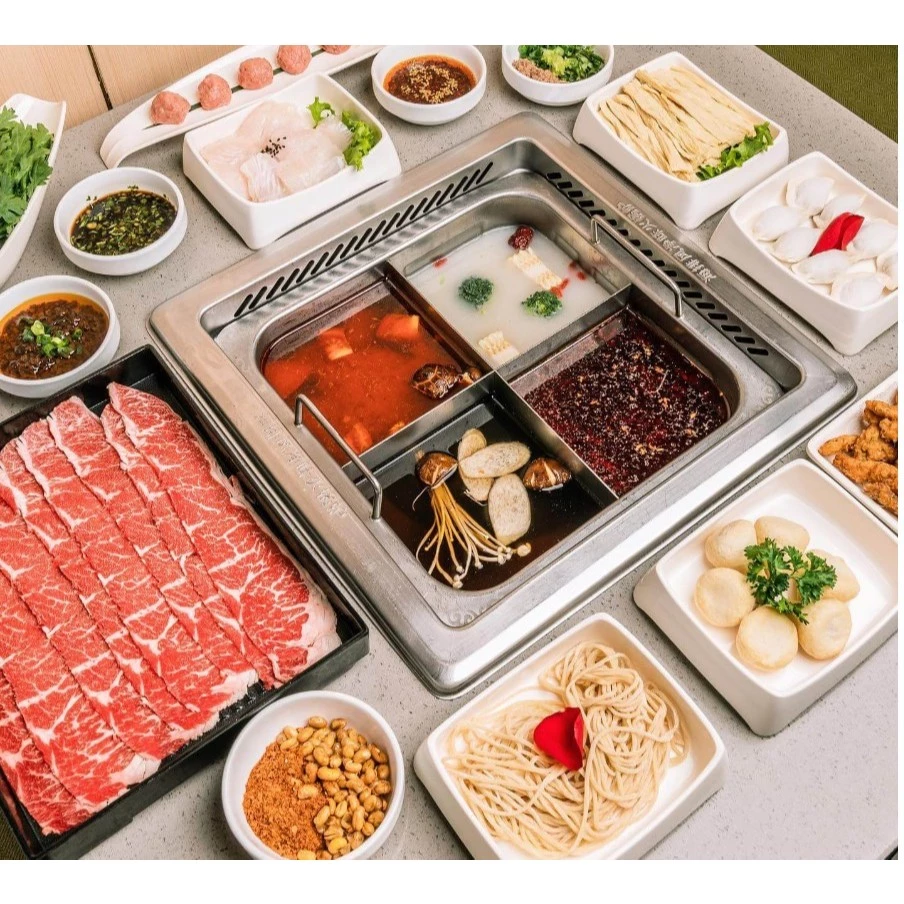 Nguyên vật liệu nấu lẩu Haidilao tại nhà