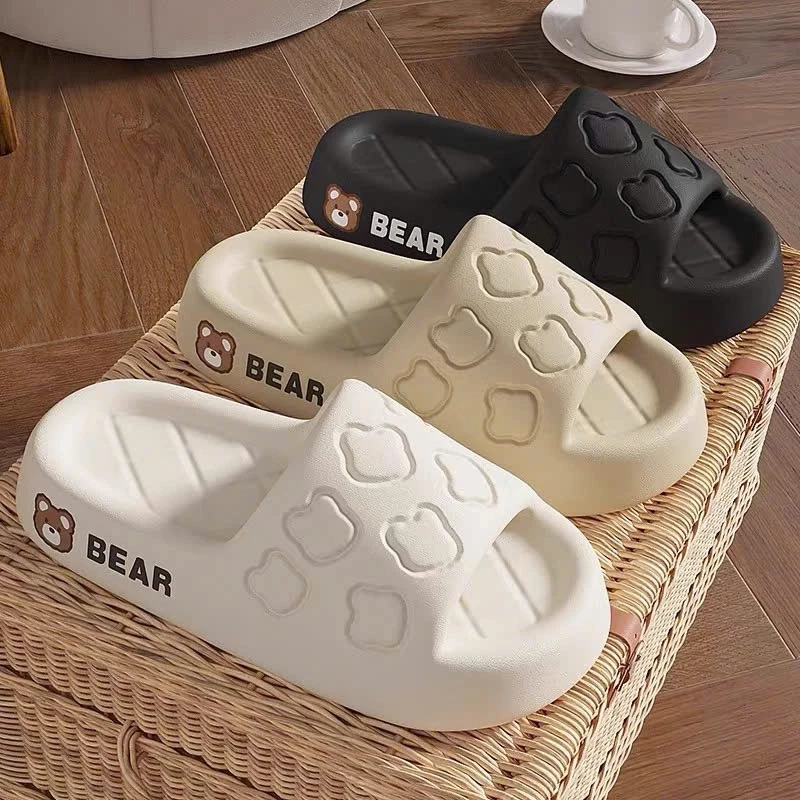 Dép bánh mì nữ, dép đế độn siêu nhẹ chất liệu PVC, size từ 36-41- BM BEAR
