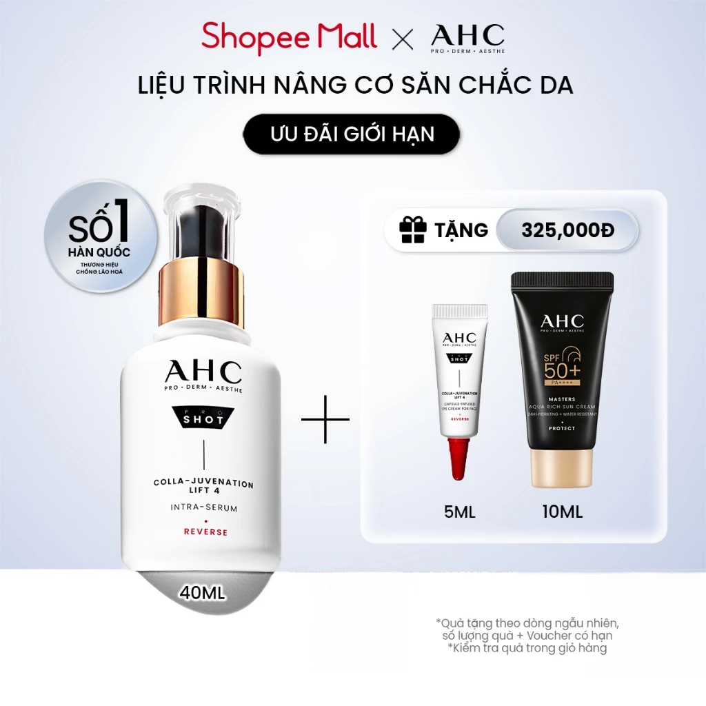 Tinh chất serum chống lão hóa săn chắc da PROSHOT COLLA-JUVENATION LIFT 4 AHC 40ML