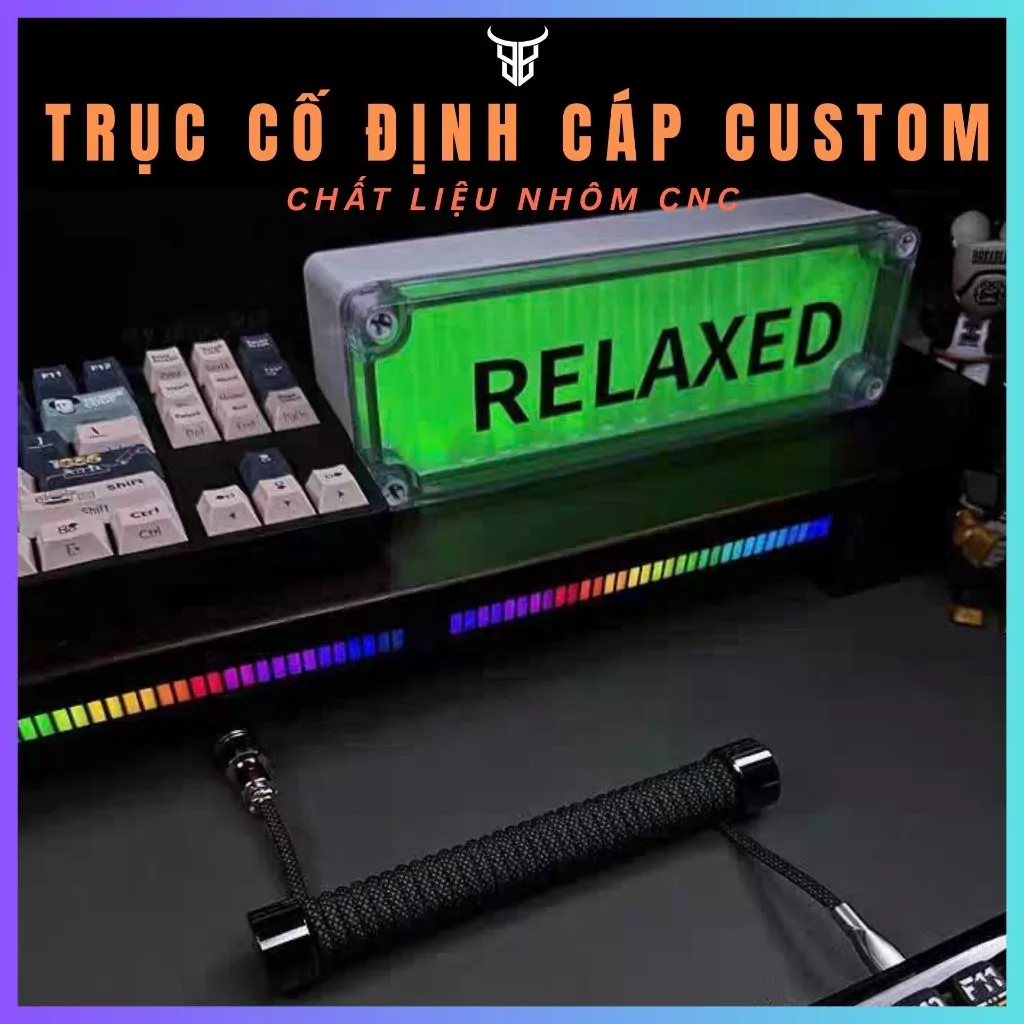[Hỏa Tốc] Trục Cố Định Cáp Xoắn Lò Xo Custom - Chất Liệu Kim Loại CNC - TTKeyboard