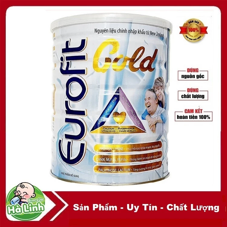 Sữa Bôt Eurofit Gold 900g [Date 2028]