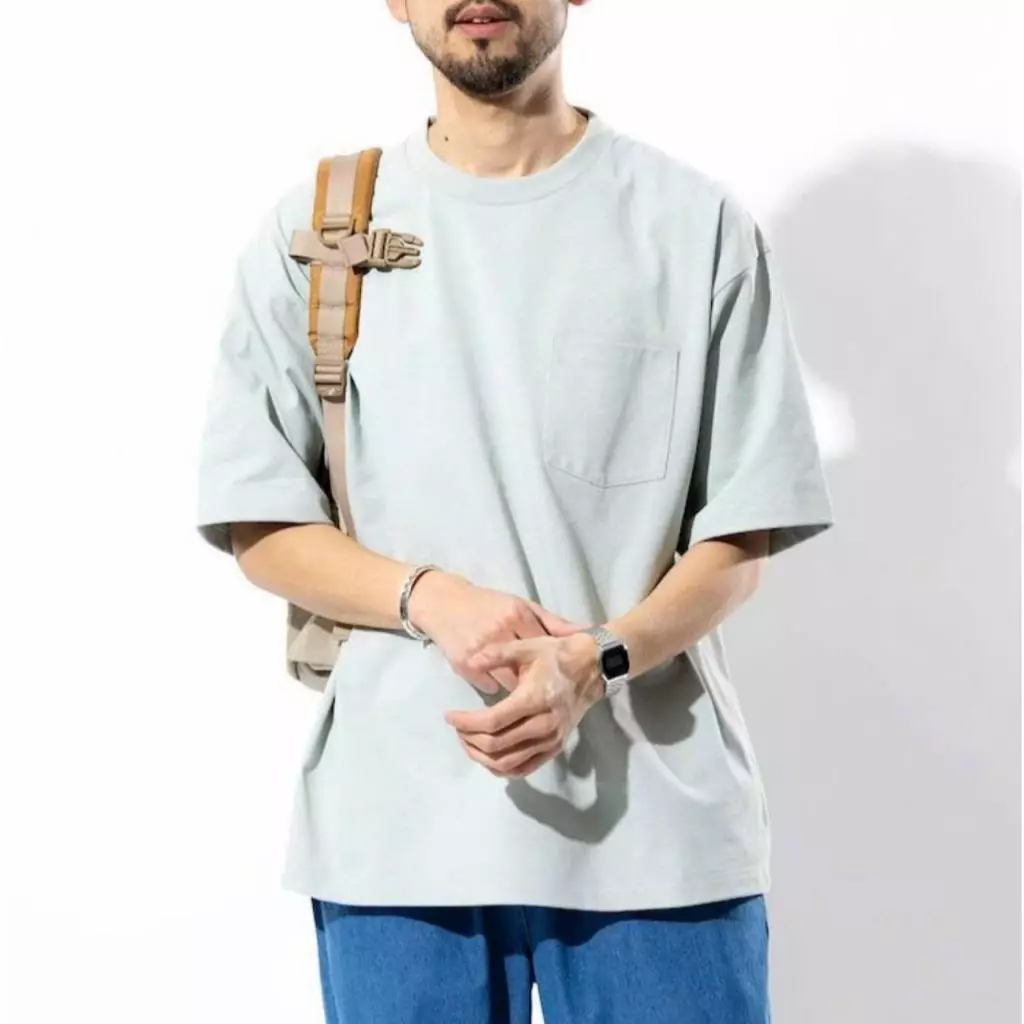 Áo phông tee cổ tròn unisex nam nữ xuất Nhật airdry xịn xò