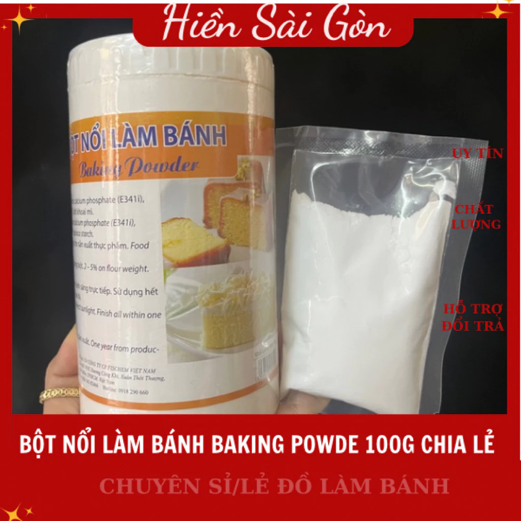 100g Baking Powder – Bột Nở Làm Bánh Đa Năng, An Toàn Cho Sức Khỏ