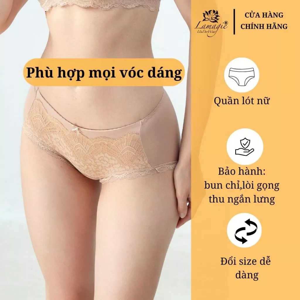 Q-777 – QUẦN LÓT NỮ LƯNG VỪA BIGSIZE – MẶC LÀ MÊ, CHỊ EM SIZE TO CŨNG KHÔNG CÒN LO!