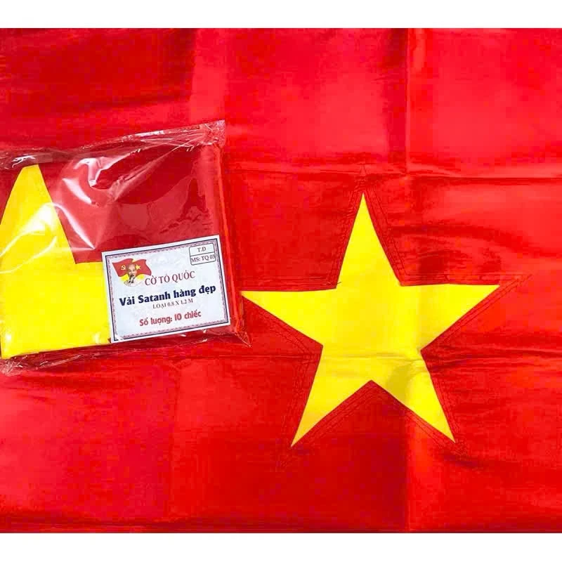 Cờ Tổ Quốc, Cờ Đảng, Cờ Treo Ban Công, Chung Cư vải satanh đẹp
