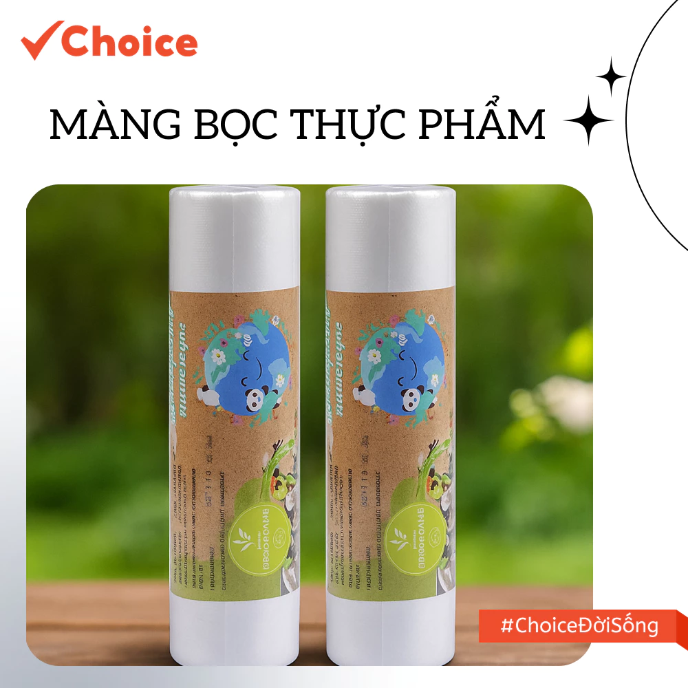 Combo 2 màng bọc thực phẩm Choice THSH MNV27-1 thân thiện môi trường