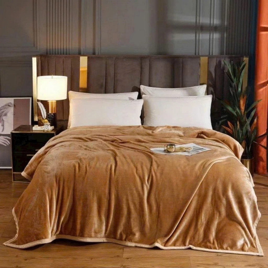 Chăn Muji lông tuyết siêu mềm mịn 2mx2m2, cao cấp, tiện lợi