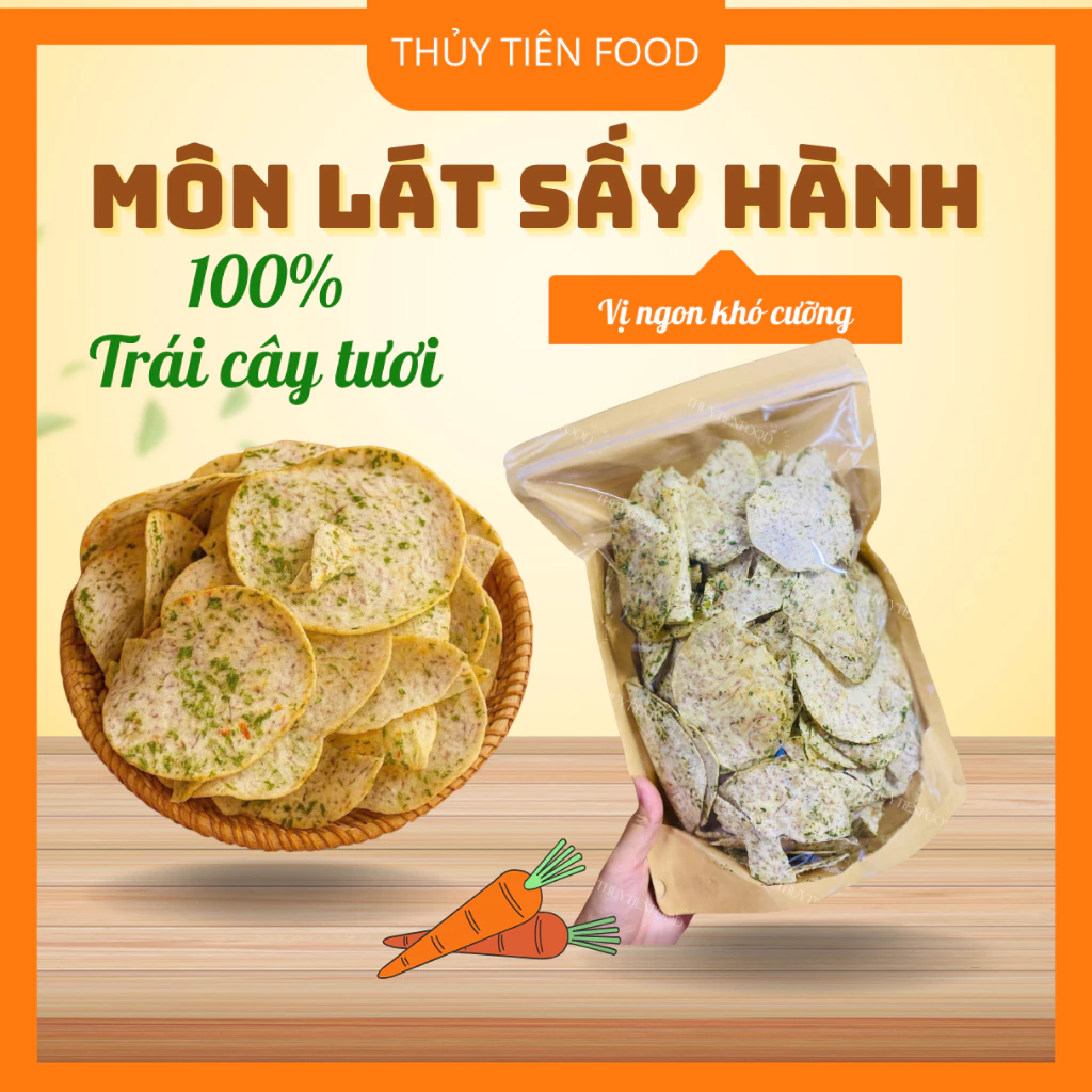 Snack Khoai Môn Sấy Mắm Hành/ Sate siêu đỉnh