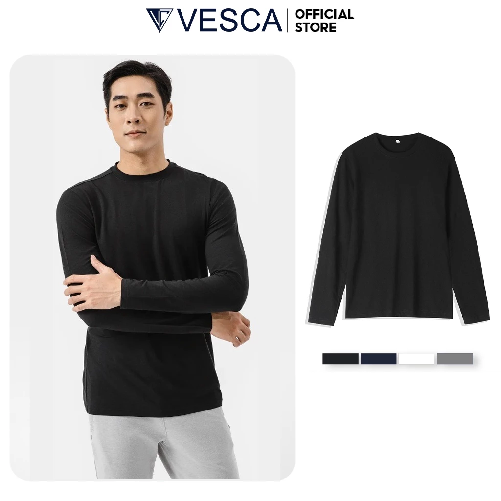 Áo Giữ Nhiệt Nam Co Giãn 2 Chiều VESCA N