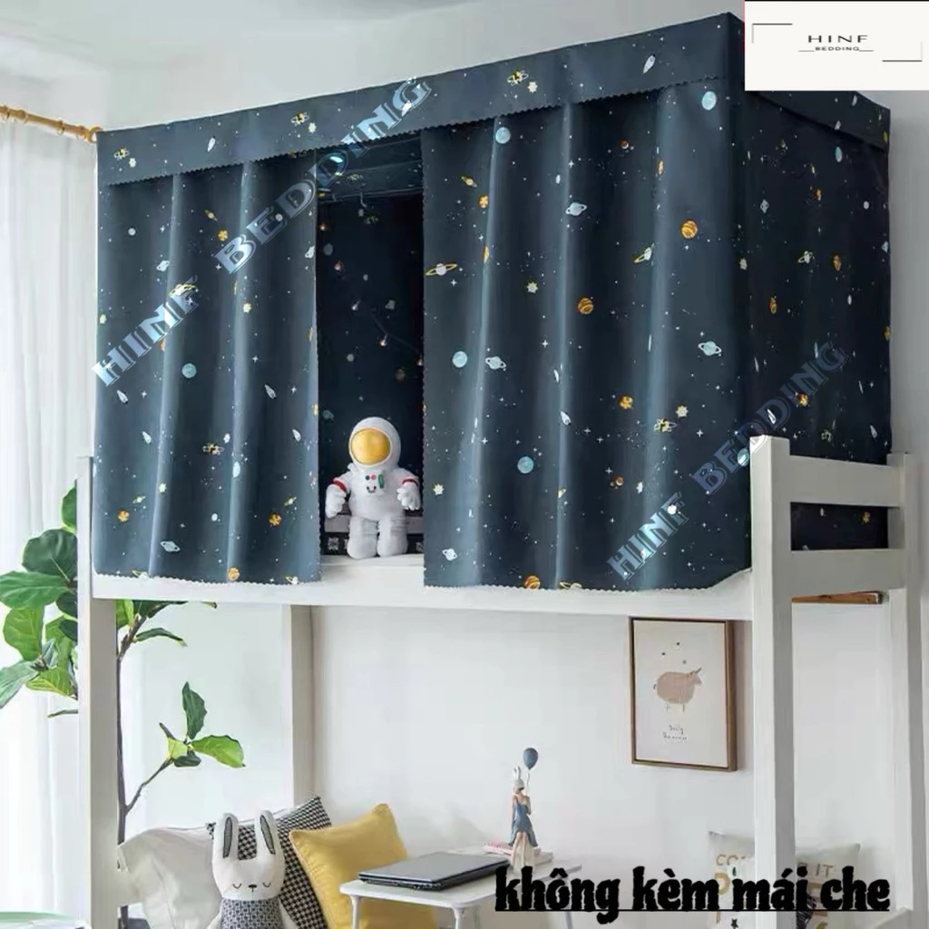 (Tặng kèm dây) Rèm kí túc xá , rèm treo giường tầng , rèm gác trọ , kệ tủ đa năng giá rẻ