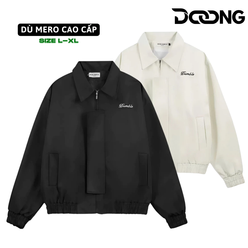[XẢ HÀNG] Áo khoác dù DUMBLE THÊU nam nữ unisex BM258, Áo dù mero cao cấp 2 lớp trendy basic  DOONG