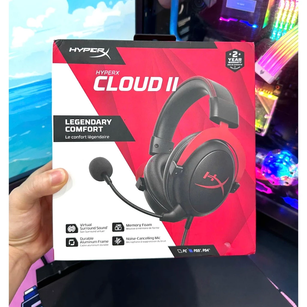 Tai nghe HyperX Cloud II / Cloud III ( kèm sound card 7.1 ) , new 100% , giá rẻ nhất thị trường