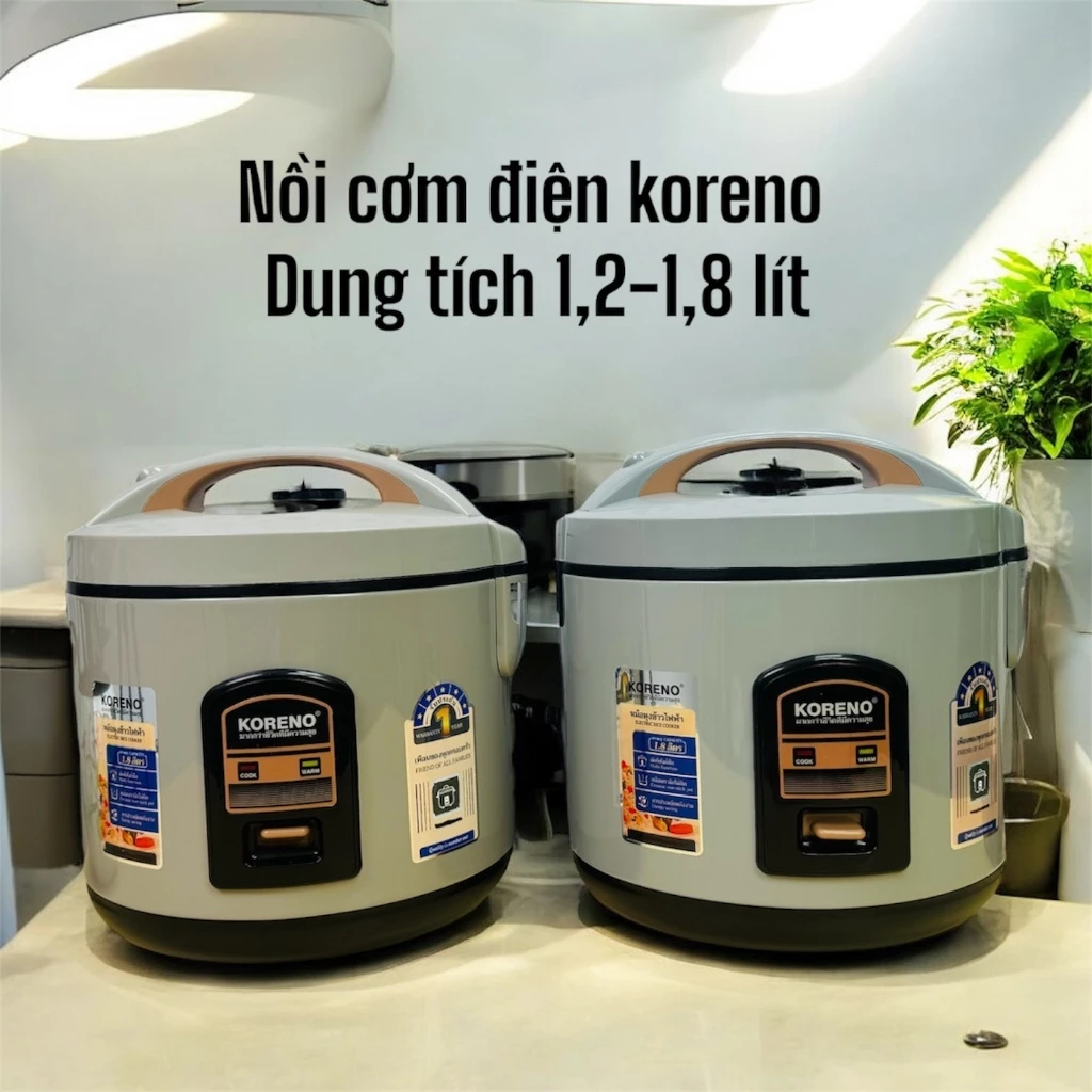 Nồi cơm điện KN 614-615 lòng chum , dung tích 1,2-1.8 lít cho gd 2-6 người