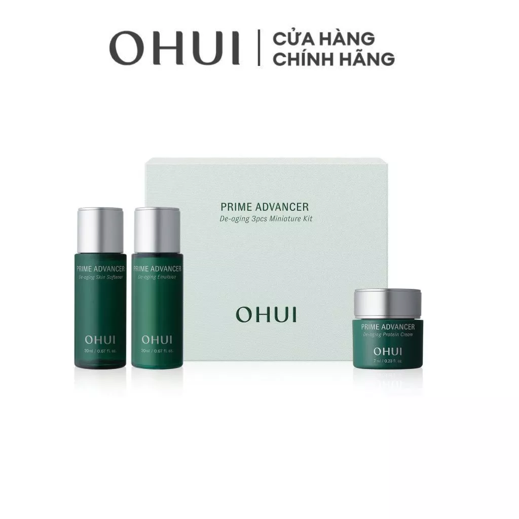 [HB Gift] Bộ chống lão hóa 3 bước cao cấp OHUI Prime Advancer 3pcs Set