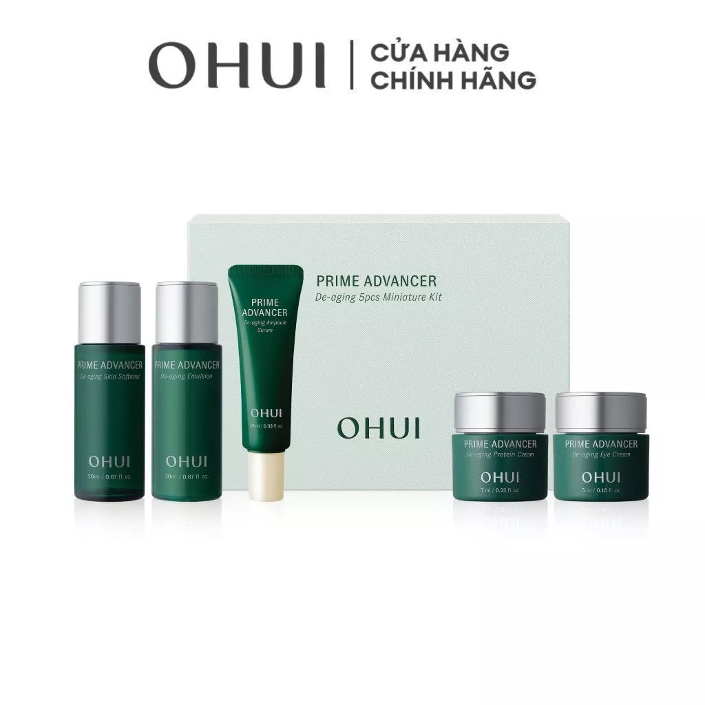 [HB Gift] Bộ chống lão hóa 5 bước cao cấp OHUI Prime Advancer 5pcs Set