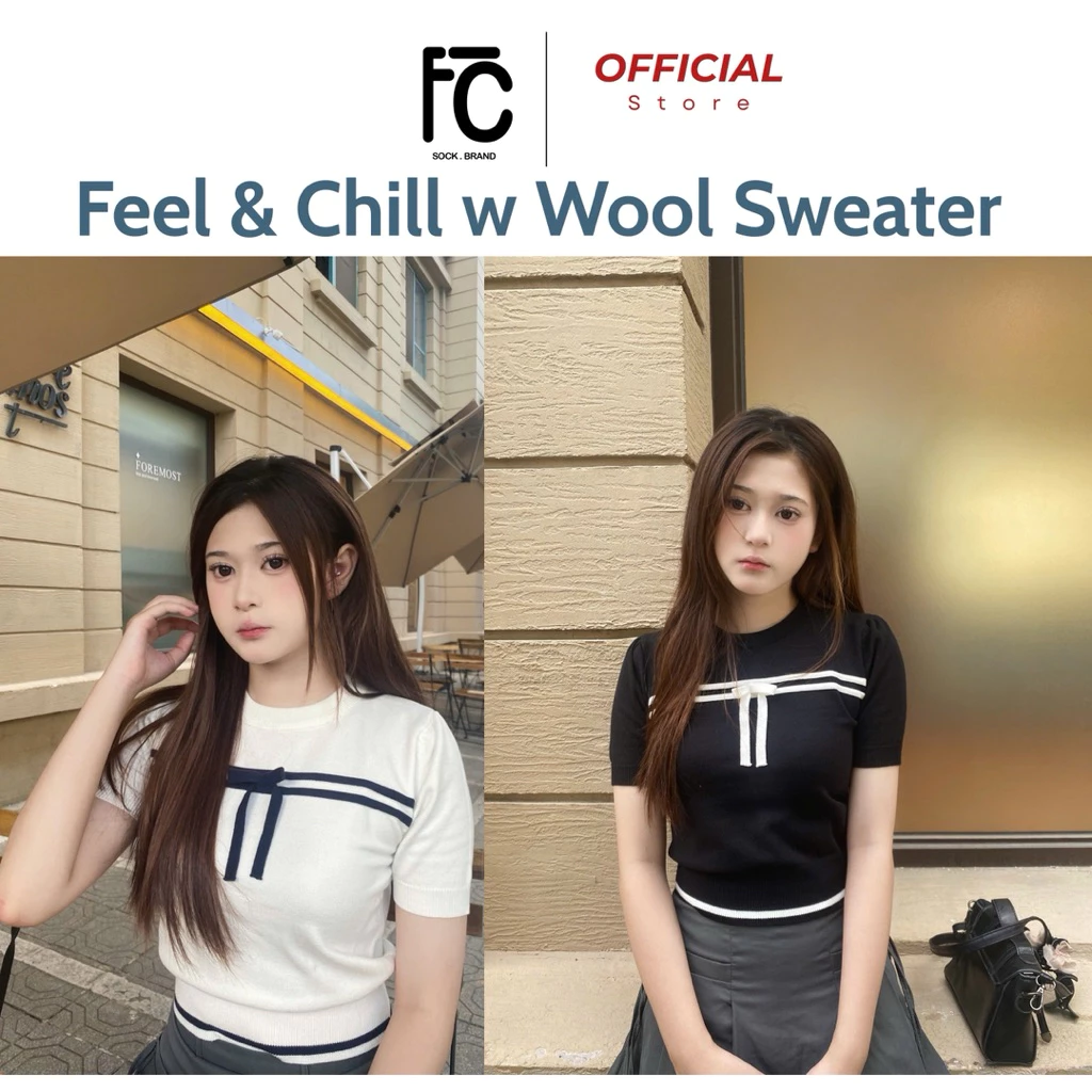 Áo Len Lông Thỏ Cao Cấp, Phối Nơ Xinh Hack Dáng Thanh Lịch Thoáng Mát Hot Trend 2025 - Feel&Chill®