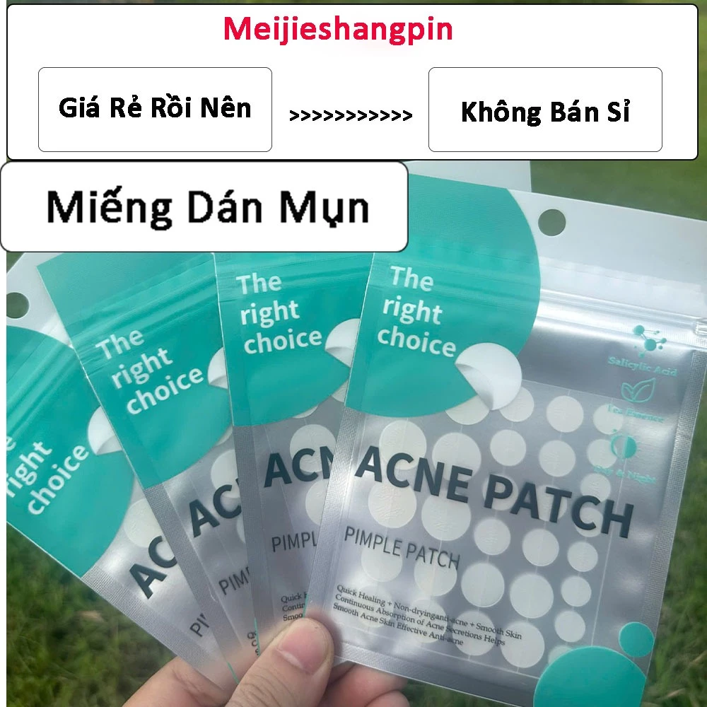 Miếng Dán Thấm Hút Mụn Nguyên Liệu Không Thấm Nước