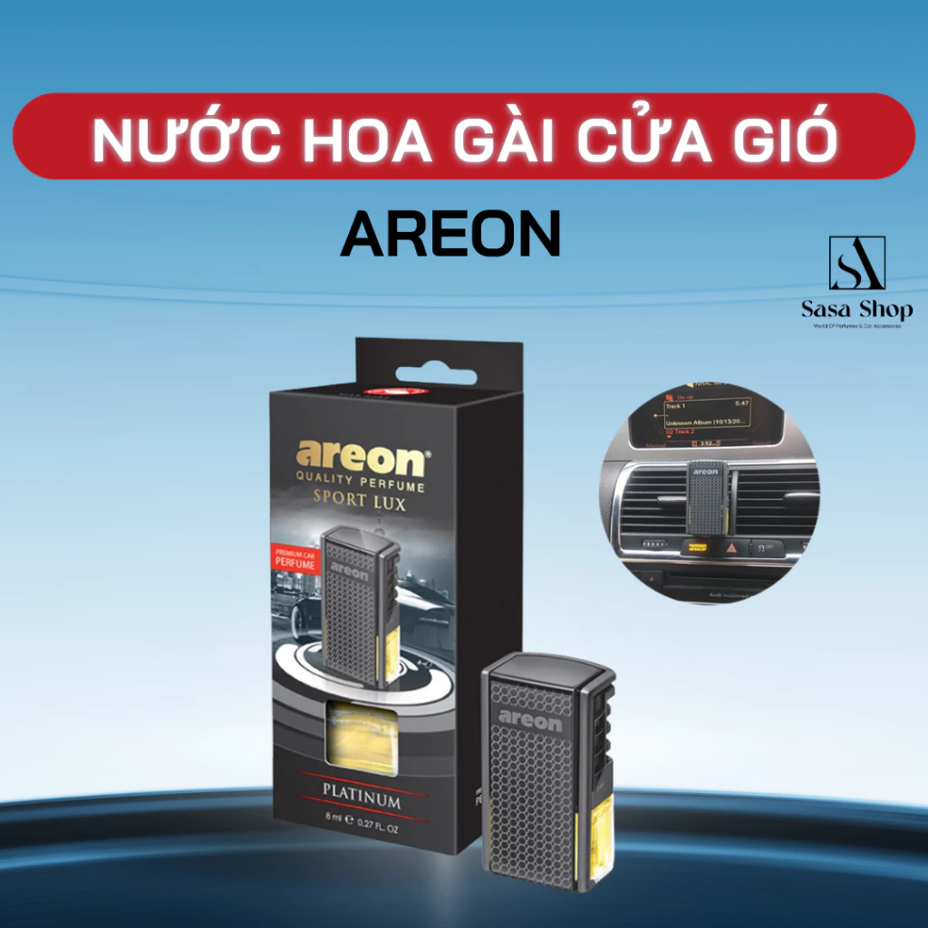 Nước hoa Ô Tô Areon nước hoa kẹp cửa gió Ô Tô Areon chính hãng cao cấp lưu hương bền lâu