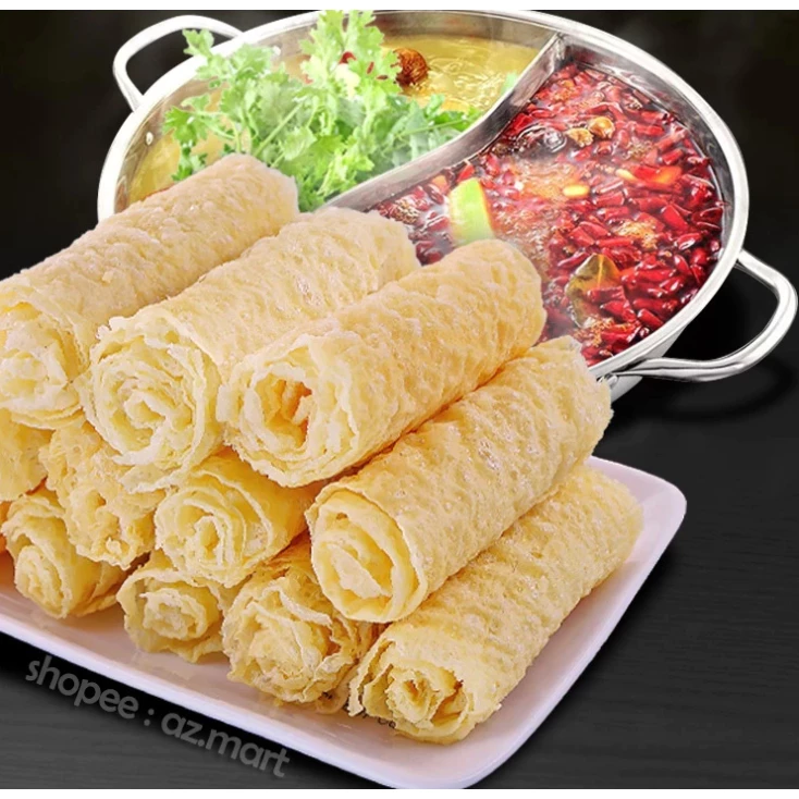 Phù Trúc cuộn Haidilao - thả lẩu, chiên xào nấu canh
