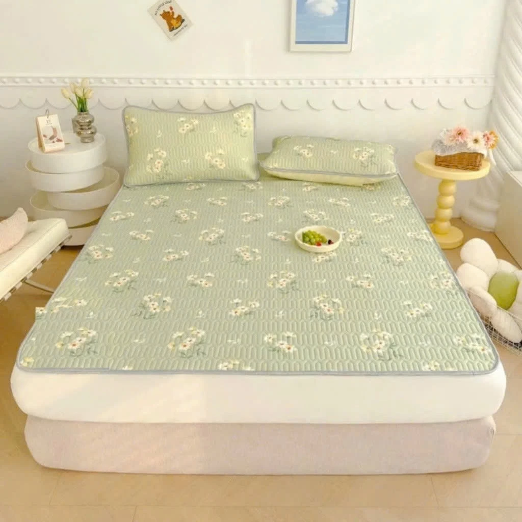 Chiếu mát điều hoà cao su non 3D Cosset Bedding siêu mát cho mùa hè nắng nóng