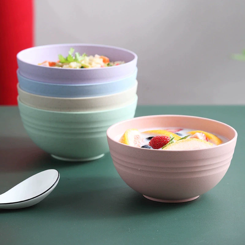 Bát Nhựa Lúa Mạch 4.5 Inch – Bát Ăn Cơm/Ăn Cháo Cho Bé, Bát Nhựa Gia Đình & Nhà Hàng