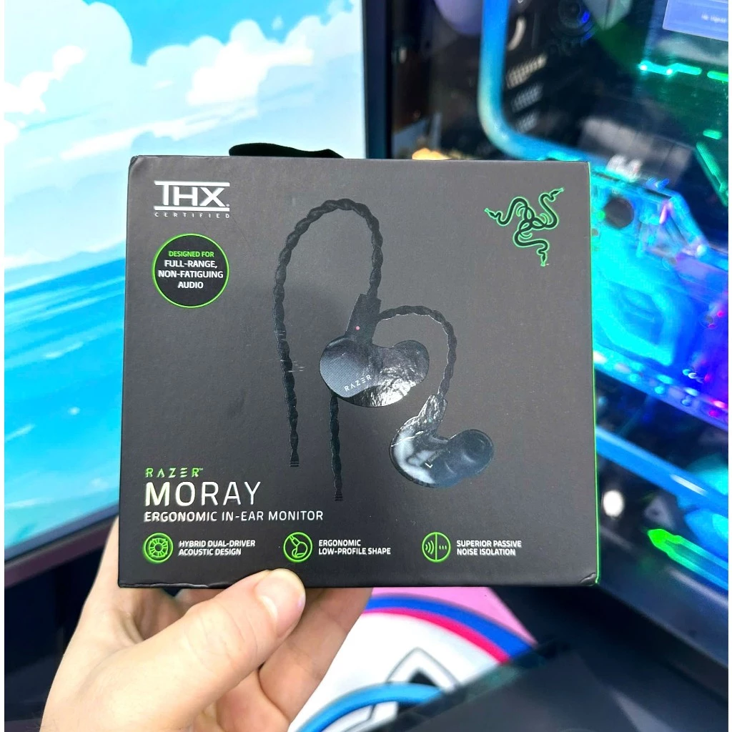 Tai nghe Gaming IEM Razer Moray , new seal 100% , giá rẻ nhất thị trường