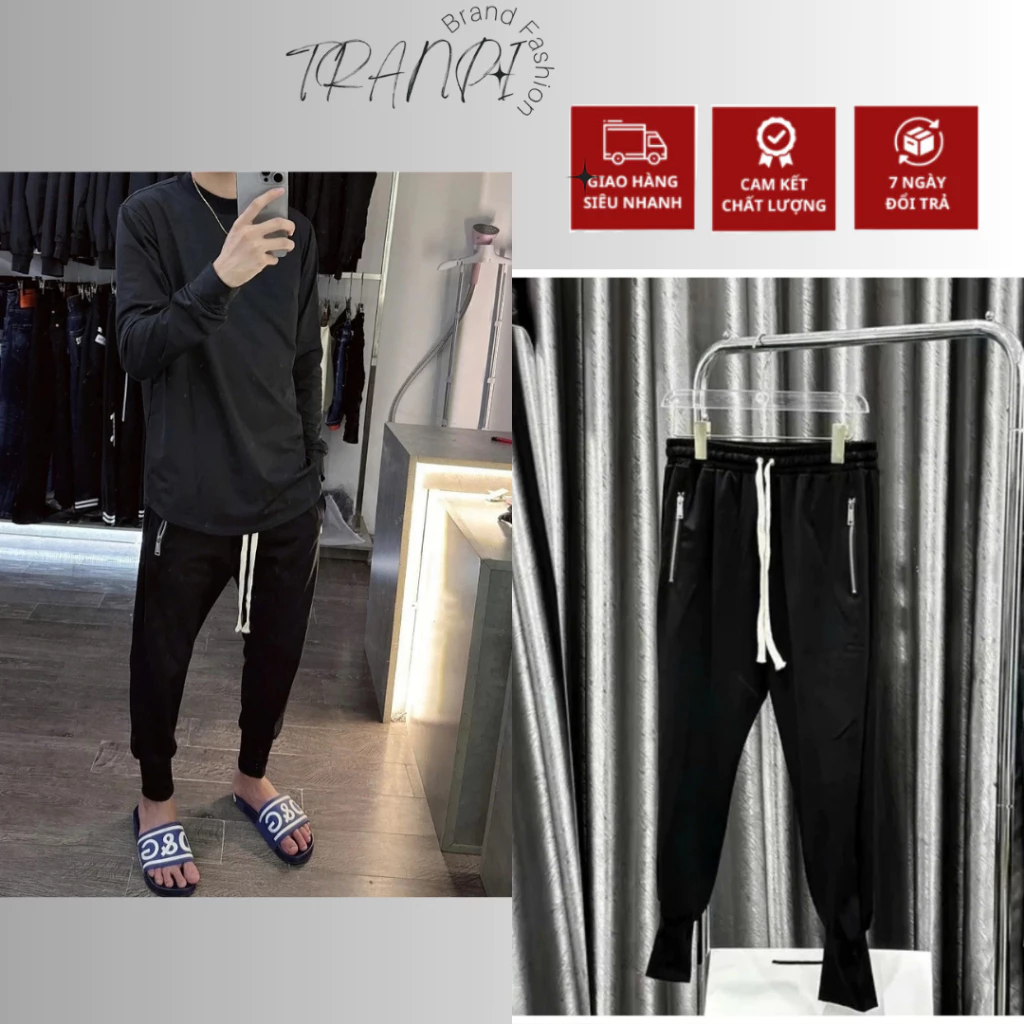 Quần Jogger Nỉ Umi Nam Cao Cấp Form Rộng, 2 Túi Hộp Thời Trang,Quần Jogge Chất Nỉ Dày Dặn Giữ Ấm Mùa Đông TRANPI FASHION