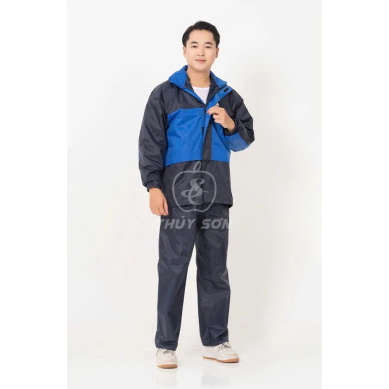 Áo mưa bộ Thủy Sơn đủ size M-3XL áo mưa 2 lớp đi phượt đi xe máy chống thấm nước chất lượng VIP