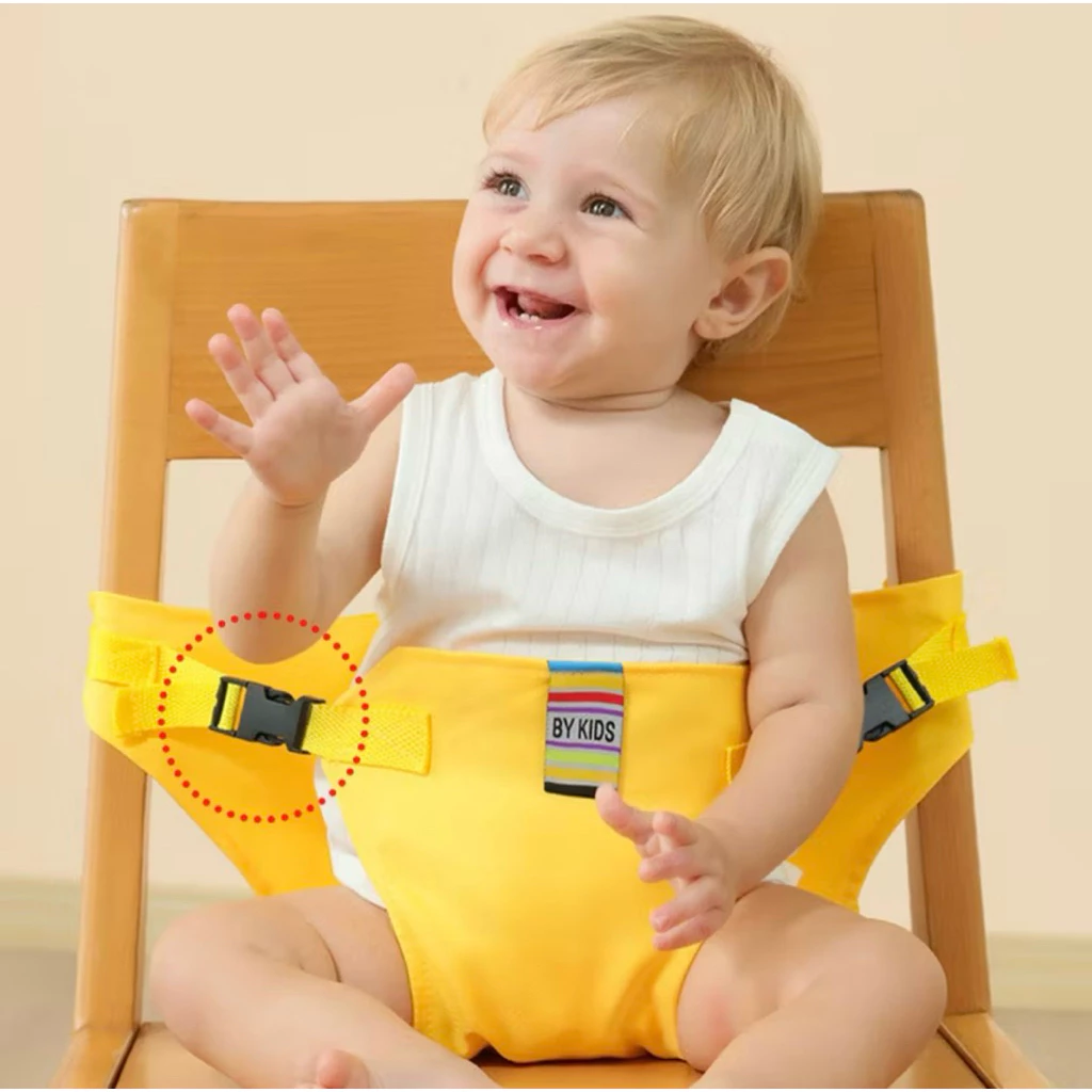 Đai Ngồi Ghế Chống Ngã Cho Bé - An Toàn Khi Bé Ăn Dặm - Cố Định Không Lo Bị Ngã