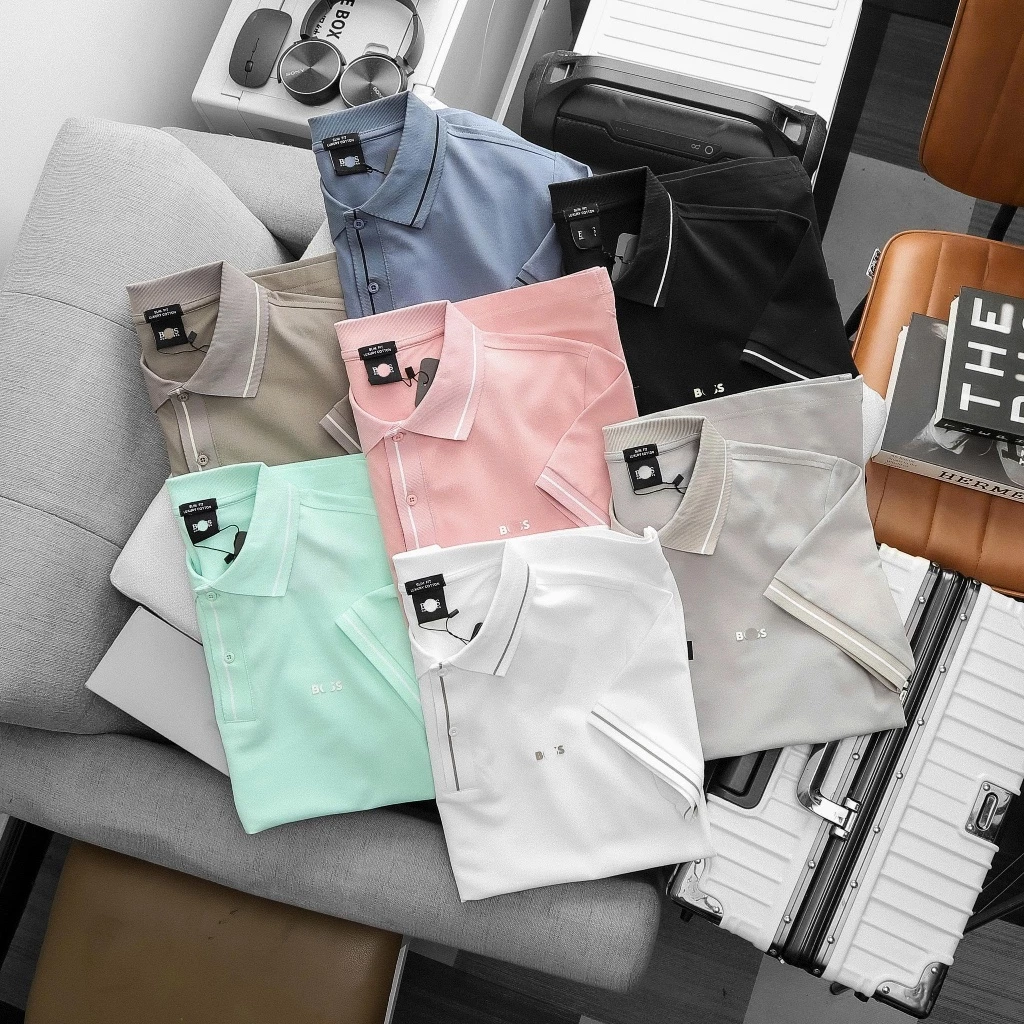 Áo thun polo nam cổ bẻ trụ bo form slim fit trẻ trung chất cotton mịn bigsize 100kg - 3bros