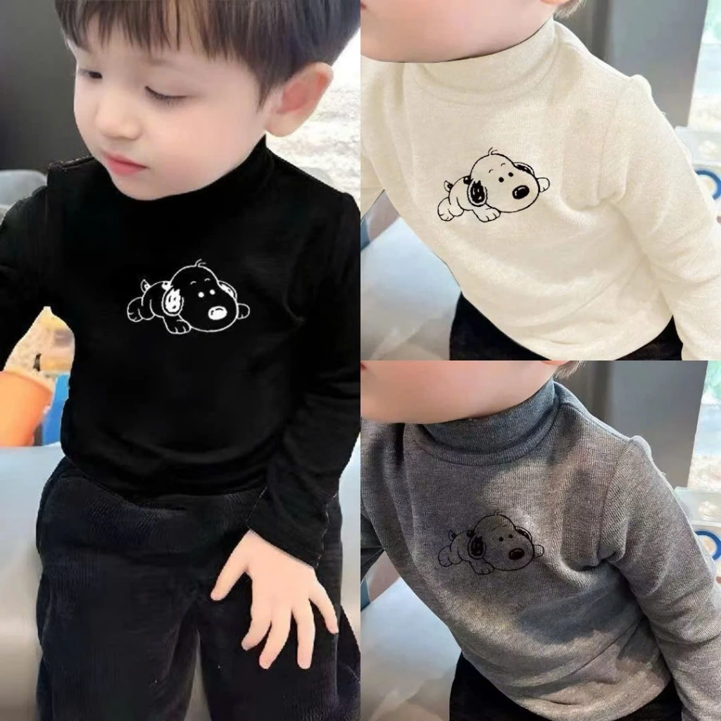 Áo Tăm Lông Thỏ Hàn Cho Bé Trai Bé Gái Chất Liệu Mềm Mịn Size 8-20kg