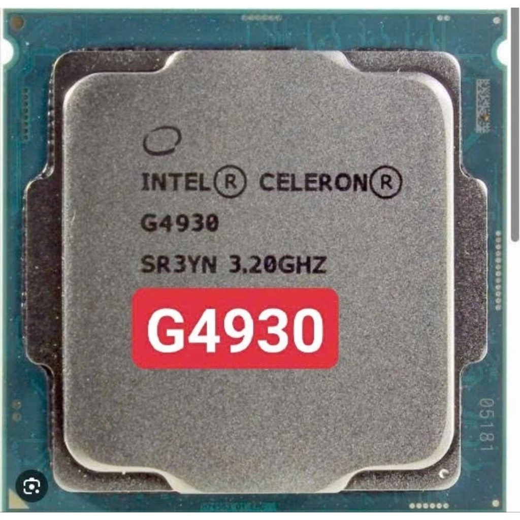 CPU Intel G4930 4920 4900. Socket LGA 1151