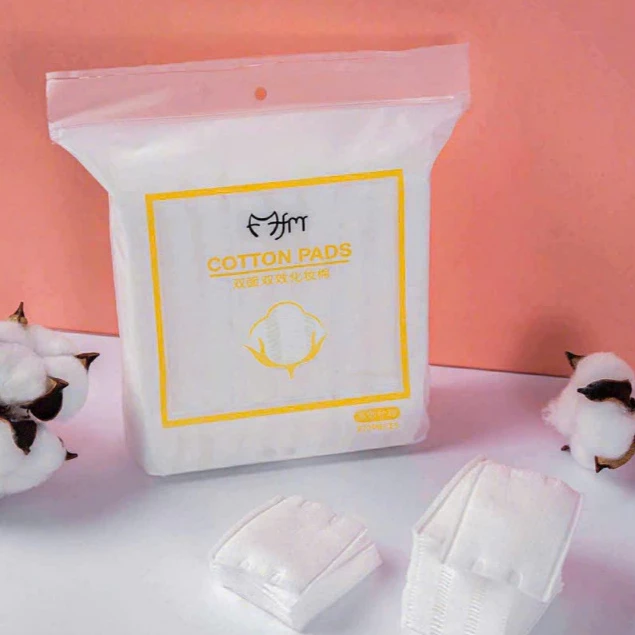 [COMBO] 3- 5 Gói Bông Tẩy Trang 222 Miếng Cotton Pads Lameila 3 Lớp Sợi Tự Nhiên Mềm Mịn -BA79