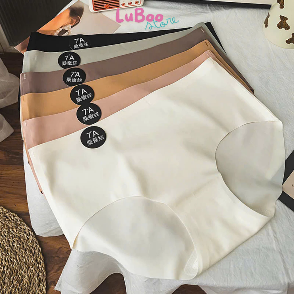 (Che tên sp) COMBO Quần Lót Nữ Đúc Su 7A Tàng Hình Chống Lộ Viền Mát Lạnh Không Đường May Cao Cấp QL2516